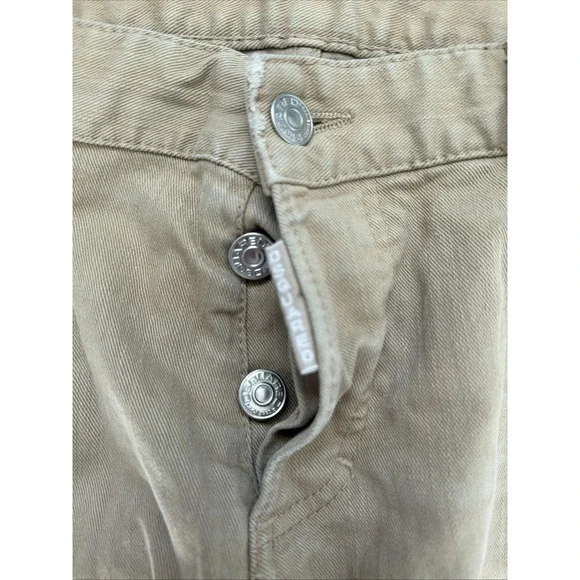 Dsquared2 Cool Guy Jeans Beige Men's Size 52